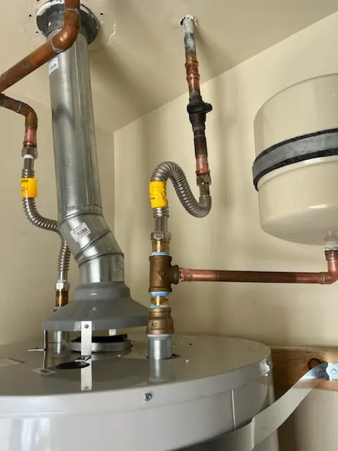 Water heater installation and plumbing repair in Purnell